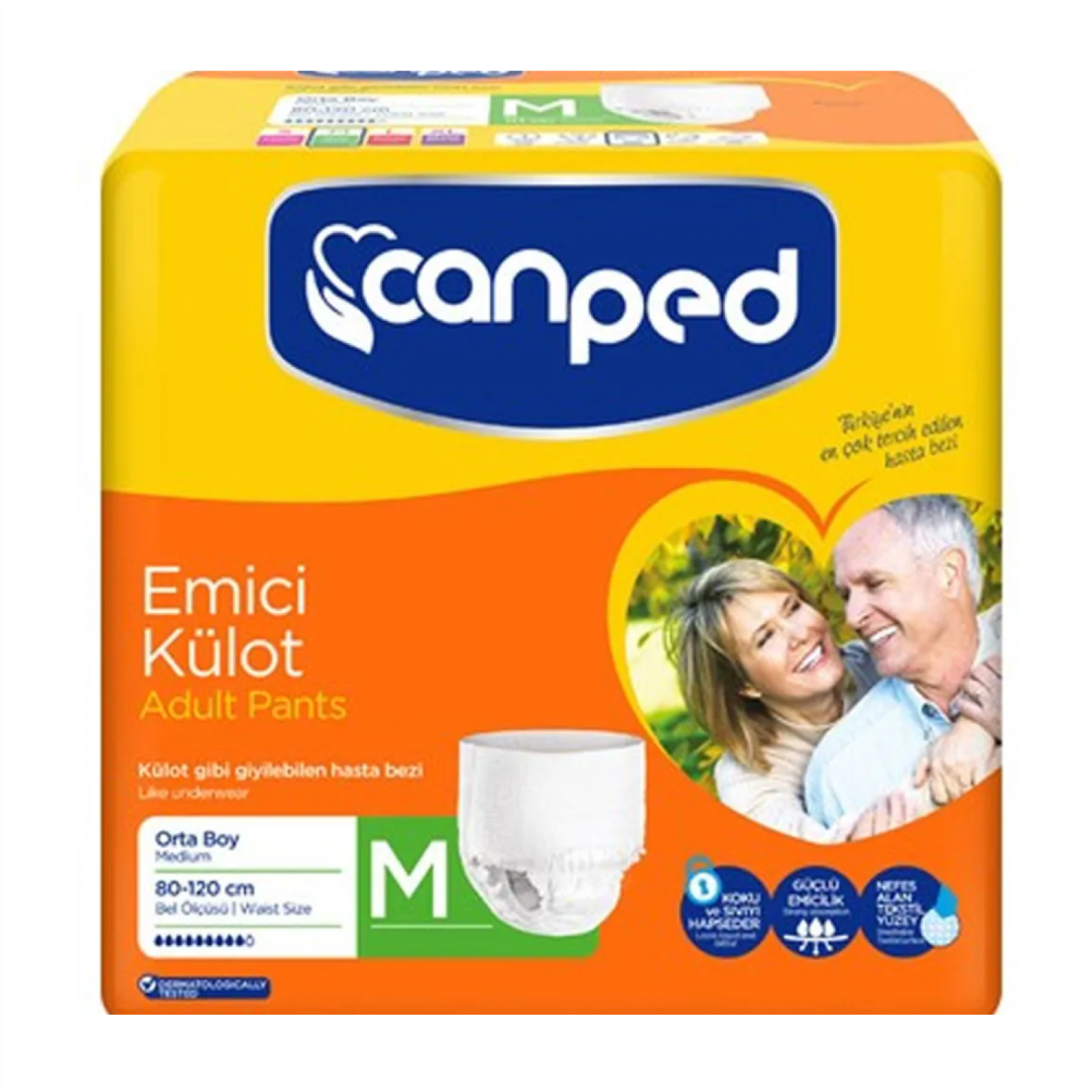 Canped Emici Külot Hasta Bezi M 30'lu